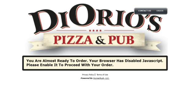 dioriospizzaandpub.hungerrush.com