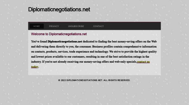 diplomaticnegotiations.net