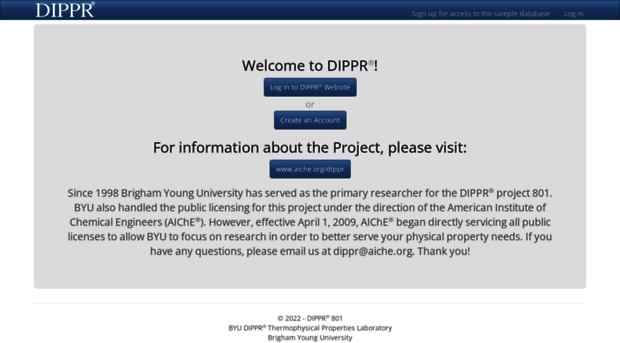 dippr.aiche.org