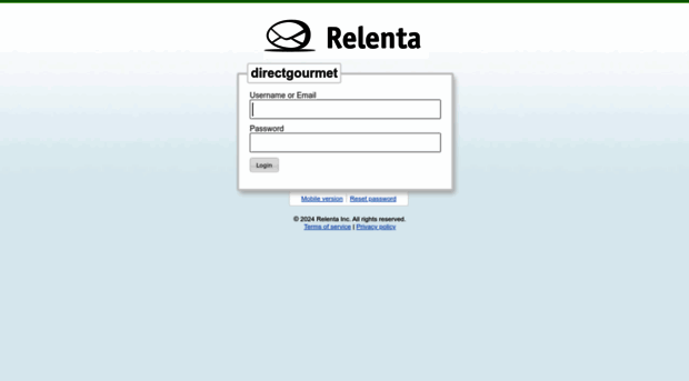 directgourmet.relenta.com