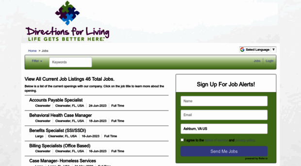 directionsforliving.iapplicants.com