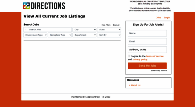 directionsresearch.applicantpool.com