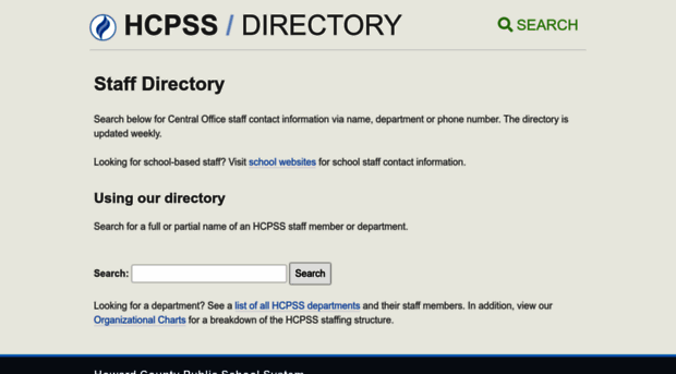 directory.hcpss.org