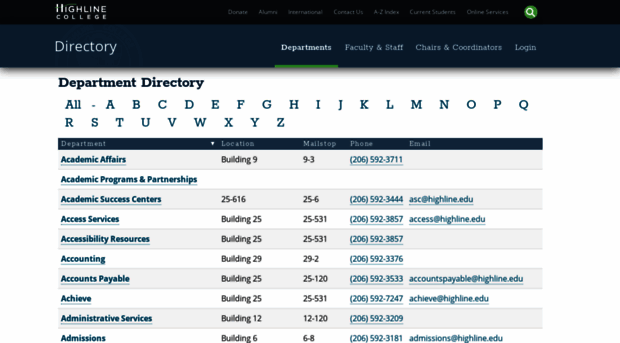 directory.highline.edu