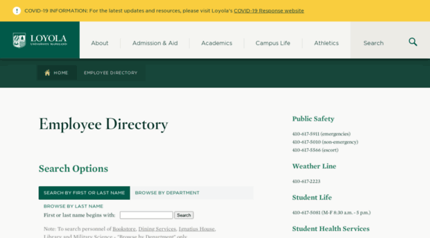directory.loyola.edu