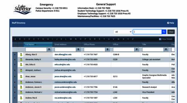 directory.lsc.edu