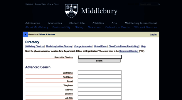 directory.middlebury.edu