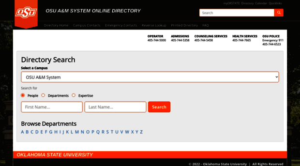 directory.okstate.edu