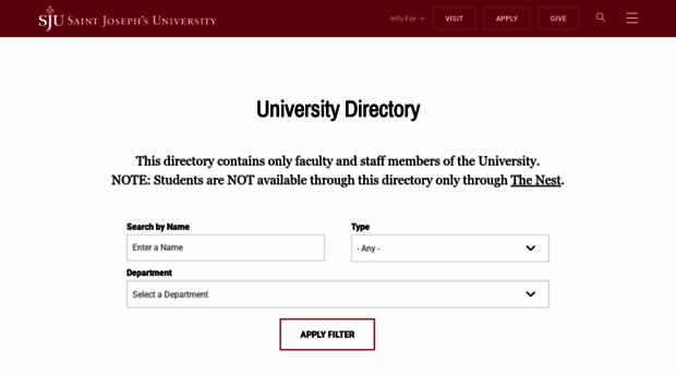 directory.sju.edu