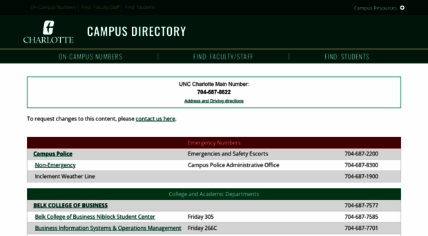 directory.uncc.edu