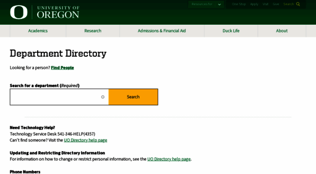 directory.uoregon.edu