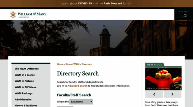 directory.wm.edu