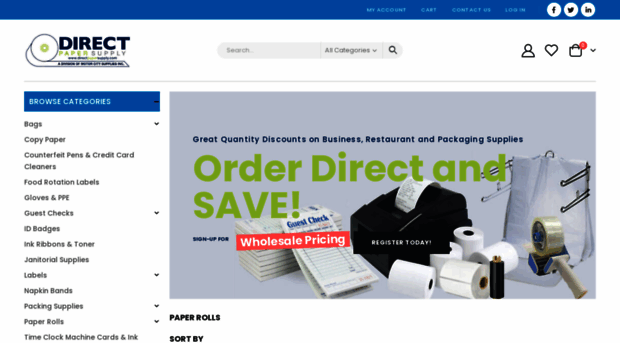 directpapersupply.com