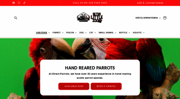 directparrots.co.uk