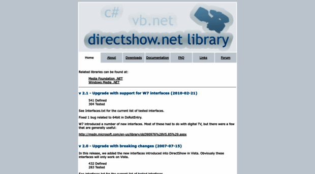 directshownet.sourceforge.net