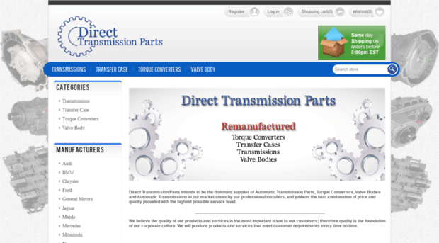 directtransmissionparts.com