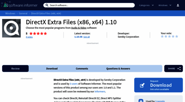 directx-extra-files-x86-x64.software.informer.com