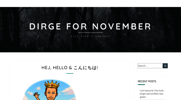 dirgefornovember.com