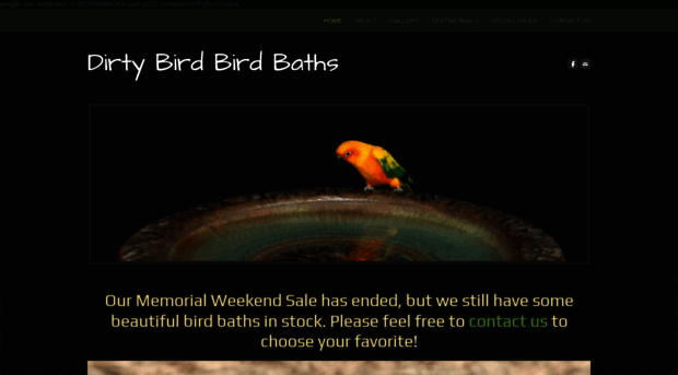 dirtybirdbirdbaths.com