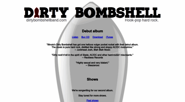 dirtybombshellband.com