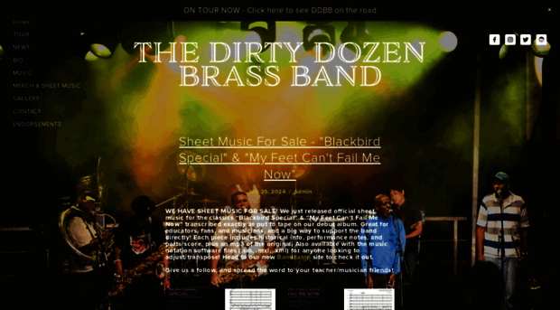 dirtydozenbrassband.com