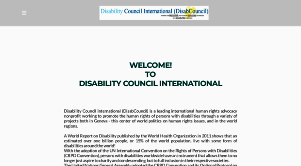 disabilitycouncilinternational.org