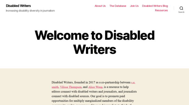 disabledwriters.com