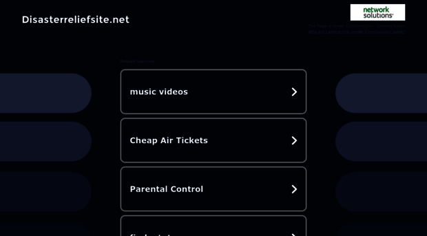 disasterreliefsite.net
