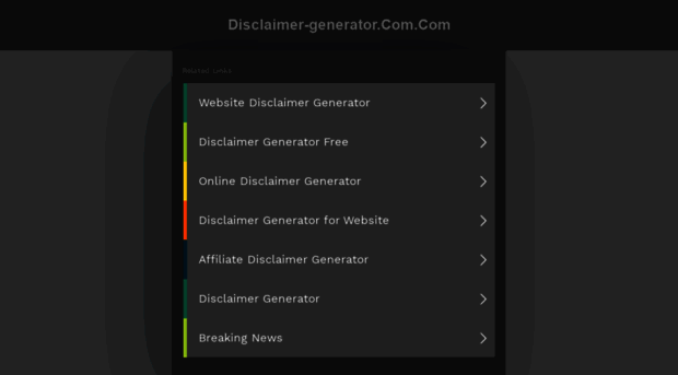 disclaimer-generator.com.com