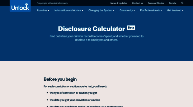 disclosurecalculator.org.uk