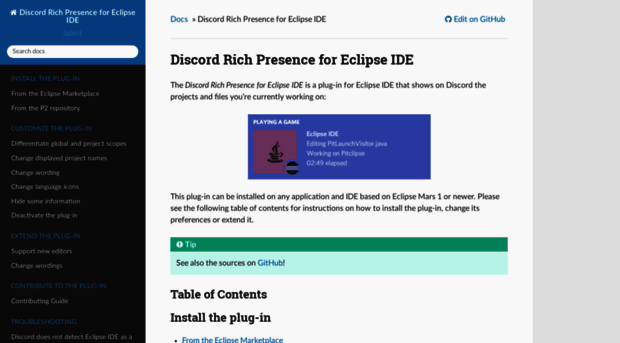 discord-rich-presence-for-eclipse-ide.readthedocs.io - Discord Rich ...