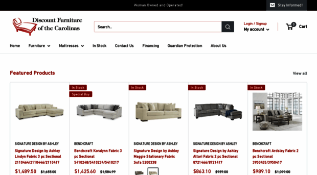 discountfurnitureofthecarolinas.com