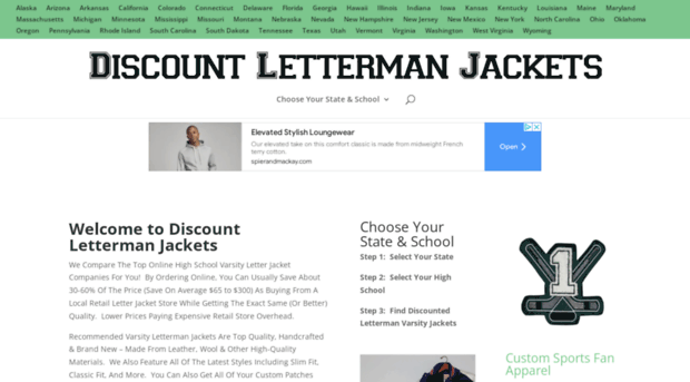 discountlettermanjackets.com