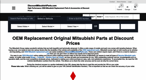 discountmitsubishiparts.com