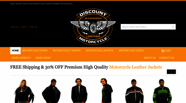 discountmotorcycleleather.com