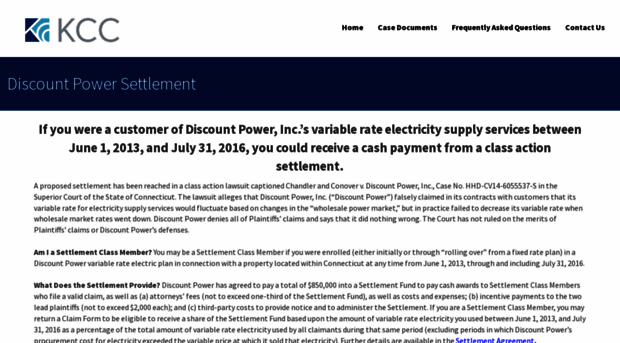 discountpowersettlement.com