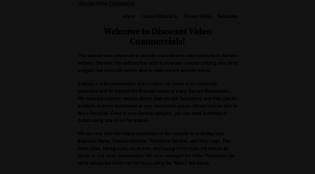 discountvideocommercials.com