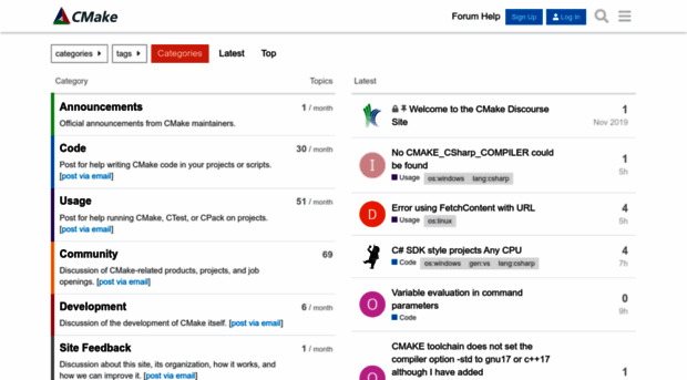 discourse.cmake.org