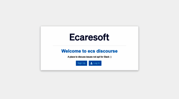 discourse.ecaresoft.com