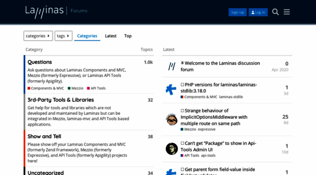 discourse.laminas.dev