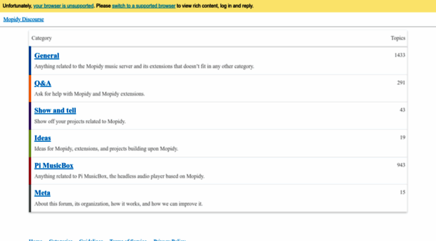 discourse.mopidy.com