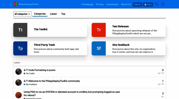 discourse.psappdeploytoolkit.com