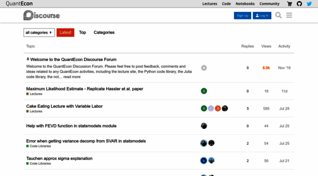 discourse.quantecon.org