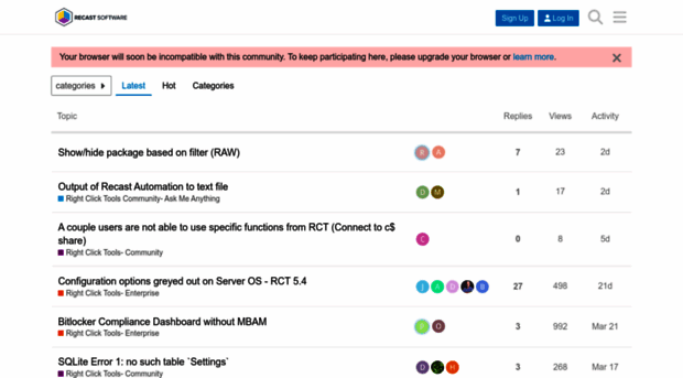 discourse.recastsoftware.com