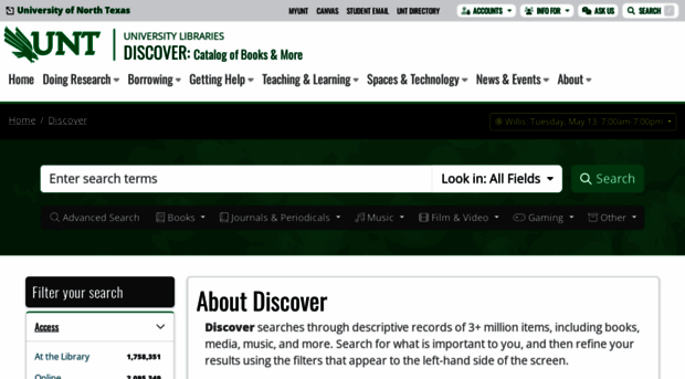 discover.library.unt.edu