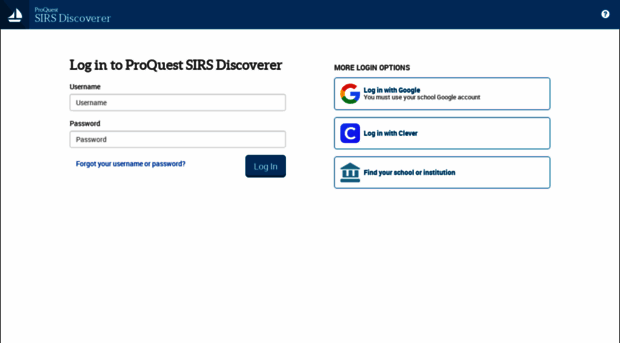 discoverer.sirs.com