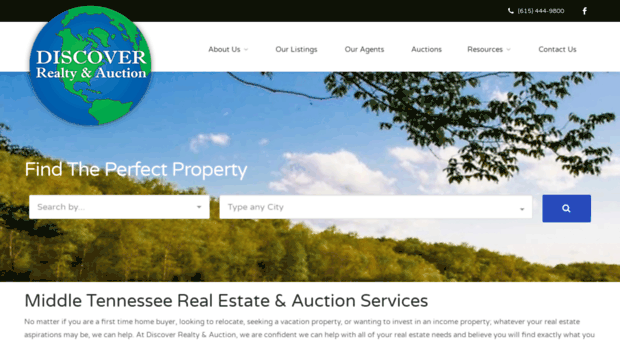 discoverrealtyandauction.com