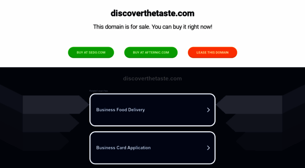 discoverthetaste.com