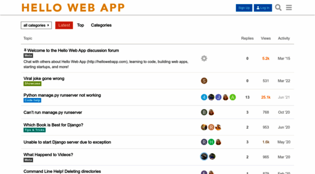 discuss.hellowebapp.com