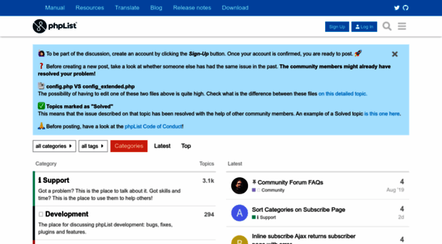 discuss.phplist.org